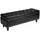 Vevor Sitzbank Ottomane Schwarz 41,5 x 130,5 x 44,0 cm