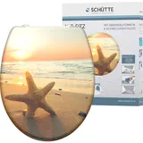 Schütte WC-Sitz Sea Star Duroplast mit Absenkautomatik & Schnellverschluss