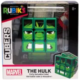 Rubik's Cube, Cubers - Hulk, 3x3 Marvel Zauberwürfel im Hulk-Design, mit coolem Zubehör: Körper, Ständer - die Superhelden-Challenge, ab 8 Jahren