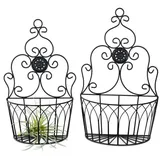 Formano Wandkörbe 2er-Set aus Metall