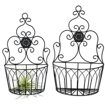 Formano Wandkörbe 2er-Set aus Metall