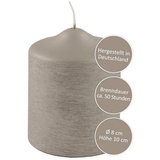 Fink Kerze CANDLE - grau