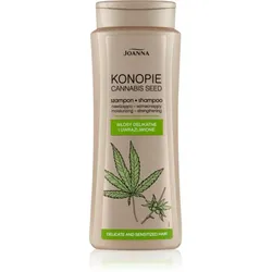 Joanna Cannabis stärkendes Shampoo für sanfte und beschädigtes Haare 400 ml