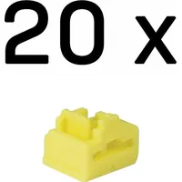 Lindy RJ45 Port Schlösser GELB, 20 Stück - Gelb