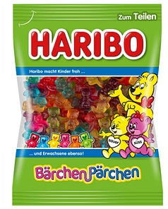 HARIBO Bärchen-Pärchen Fruchtgummi 160,0 g