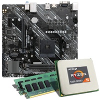 AMD Ryzen 5 5600G / ASUS Prime A520M-K Mainboard Bundle / 32GB | CSL PC Aufrüstkit | AMD Ryzen 5 5600G 6X 3900 MHz, 32GB DDR4-RAM, GigLAN, M.2 Port, USB 3.2 Gen1 | Aufrüstset | PC Tuning Kit