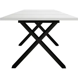 Mäusbacher 160 x 73 x 90 cm ausziehbar schwarz/weiß