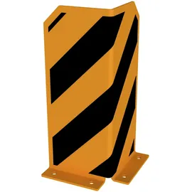 Schake Anfahrschutzwinkel, Aufdübeln Höhe 400 mm Gelb-Schwarz
