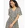 VILA Sommerkleid Beige/Schwarz 42
