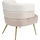 Kare DESIGN Sessel Sandwich Stoff Beige Creme