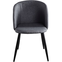 SIT Möbel SIT Armstuhl, BxH: 63 x 84 cm, Metall/Textil - grau