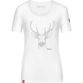 ALMGWAND 1928 Almgwand Damen Trachtenshirt R_MERALM, Größe L in Weiß9567 Weiß9567
