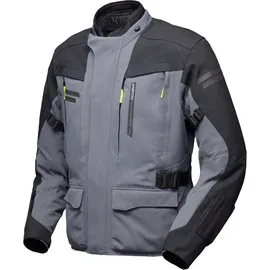 Modeka Paneo LT Textiljacke wasserdicht - Grau/Schwarz - XL