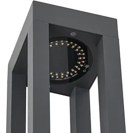 ARCCHIO LED Außenleuchte Lienna Aluminium 16 cm x 16 cm x 60 cm 1-flammig grau