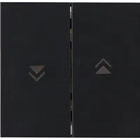 Kopp 490359008 HK07 - Flächendoppelwippe mit Pfeilsymbol, schwarz matt
