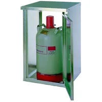 Gas-Shop-24 1 x 11 kg Propangas Flaschenschrank/Gasflaschenschrank OHNE RÜCKWAND