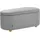 Beliani Polsterbank Hayward Hellgrau 98 x 40 x 48 cm