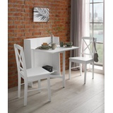 Home Affaire Klapptisch »Dinant«, im Landhaus-Stil gehalten, platzsparend, einklappbar, Breite 84 cm, weiß