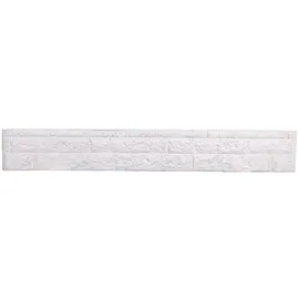 Beckers Betonzaun Betonzaun Zaunelement Klassik Fels 184 x 26 cm Betongrau