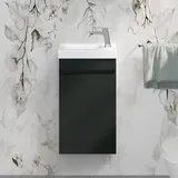 Evineo ineo5 evo Unterschrank B: 37 cm, 1 Tür, mit Griffmulde, für Geberit iCon Handwaschbecken,, BE0973BM,