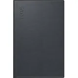 Baier & Schneider rido/idé 7016288906 Taschenkalender Mod. Industrie II 2026 A7, Leder, schwarz