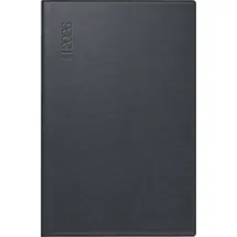 Baier & Schneider rido/idé 7016288906 Taschenkalender Mod. Industrie II 2026 A7, Leder, schwarz