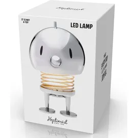Hoptimist LED, Lampe L, Chrome 15cm & Silber