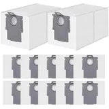Spofan 12 Stück Staubbeutel für Roborock Qrevo QV 35A/35S/S5V/Qrevo Curv/2 Flow/S/Pro/Master/Edge/S5A/Slim, Saros 20/10/10R/S8 MaxV Ultra Saugroboter