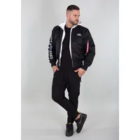 Alpha Industries MA-1 D-Tec SE Fliegerjacke black/white, Größe 3XL