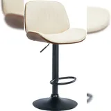 CLP Barhocker Nova Kunstleder walnuss/creme