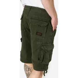 Alpha Industries Jet Cargo Shorts Dark Olive 34