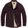 Vintage Industries Hemd Dunkelrot/Schwarz L