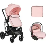 KIKKABOO Kinderwagen, Kinderwagen 3 in 1 Beloved
