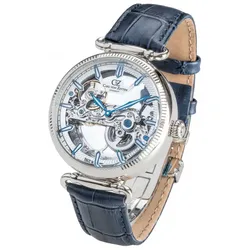 Carl von Zeyten -Elzach Herrenuhr Blau Weiß Skelettuhrwerk Saphirglas Automatik 42mm- CVZ0031WHS