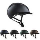 RL24 - Reithelm Duell von Casco inkl. Schutzbeutel | Reitkappe Damen, Herren & Kinder | verbesserte Belüftung & ergonomisch Perfekter Sitz | Reiterhelm in Dunkelgrau in Größe S (50-54cm)