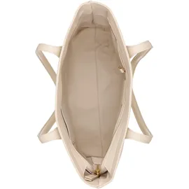 Valentino Pansy Shopper Polyurethan Ecru