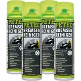 4x 500ml Petec Bremsenreiniger Montagereiniger Entfetter Teilereiniger 70060