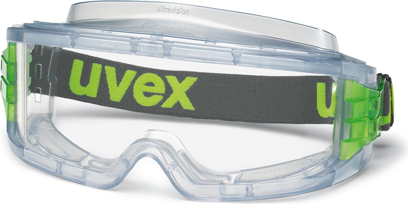 Uvex Safety, Schutzbrille + Gesichtsschutz, Schutzbrille 9301714 Blau, Rot