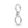 Pandora Charm Schlüsselanhänger Silber 399566C00