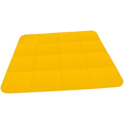 Kiids Puzzlematte Bodenmatte Puzzlematte UNO Plus (16 Teile) 8 mm - gelb