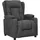 vidaXL Relaxsessel Dunkelgrau Polyester 54 x 52 x 73 cm Grau mit Liegefunktion
