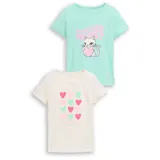 Tom Tailor T-Shirt (Packung, 2-tlg) im 2er Pack weiß 104/110 EU