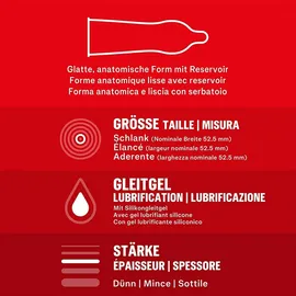 DUREX Gefühlsecht Slim Fit 10 St.