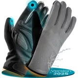 Valkental Fahrradhandschuhe wasserdicht Übergangshandschuhe - GloRider V2 grau S