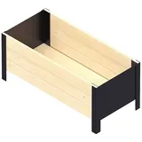 upyard Holz-Pflanzkasten Modernbox ca. B78/H32/T36 cm, natur