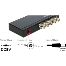 DeLock 93250 Kabel schwarz