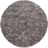 Ayyildiz Enjoy Hochflorteppich Ø 200 cm Beige