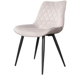 DS4U - Benito 3.0 Esszimmerstuhl Velours - Grau