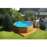 Weka Massivholzpool 593 B Set 571 x 471 x 116 cm
