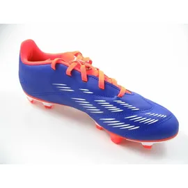 adidas Predator Club AG/FG Herren Lucid Blue/Cloud White/Solar Red 44